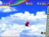 une photo d'Ã©cran de Super Mario 64 sur Nintendo 64